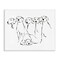 Stupell Industries Minimal Dogs Doodle Canvas Design By Ethan Harper